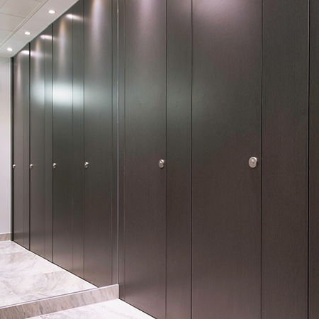 Washroom fit-out for prestigious London office